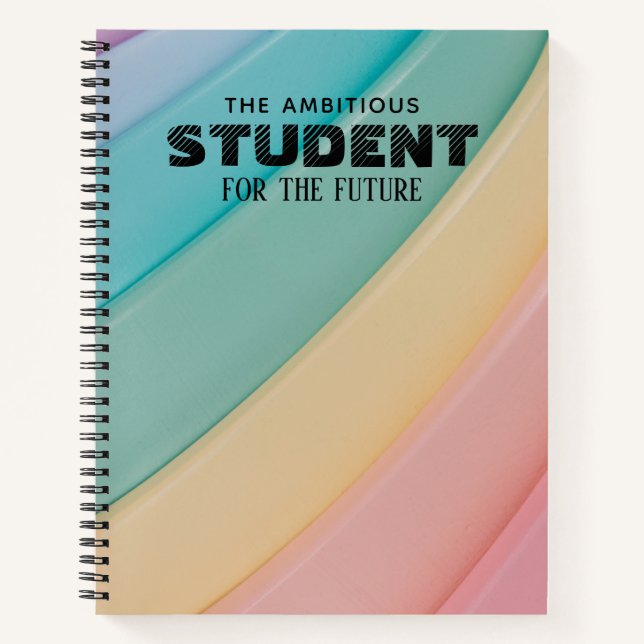 Personalised Colourful Notebook (Front)