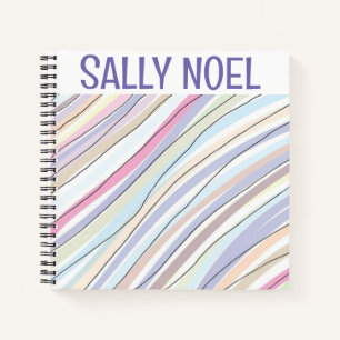 Personalised colourful notebook