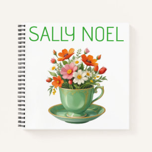 Personalised colourful notebook