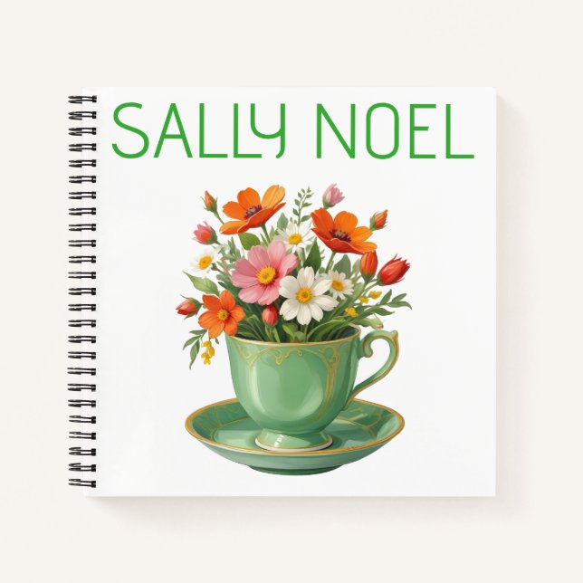 Personalised colourful notebook (Front)