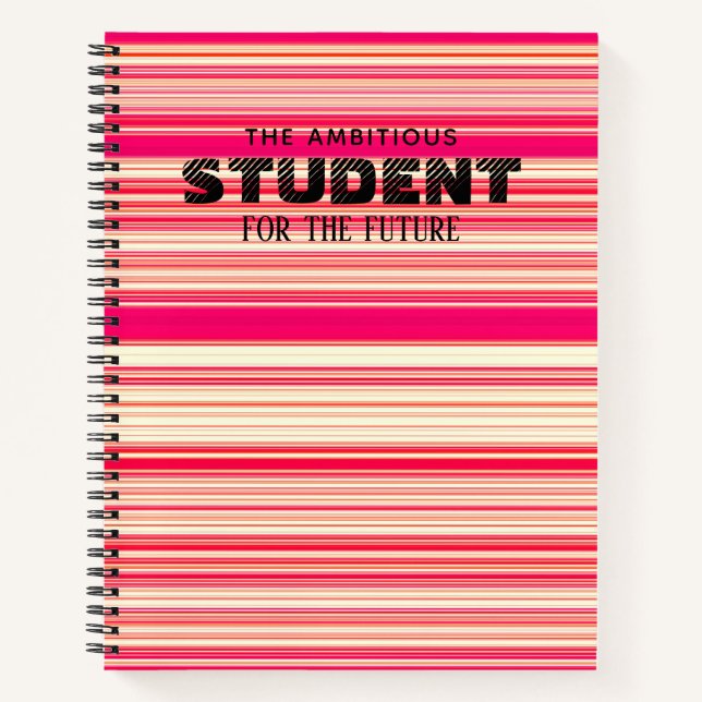 Personalised Colourful Notebook (Front)