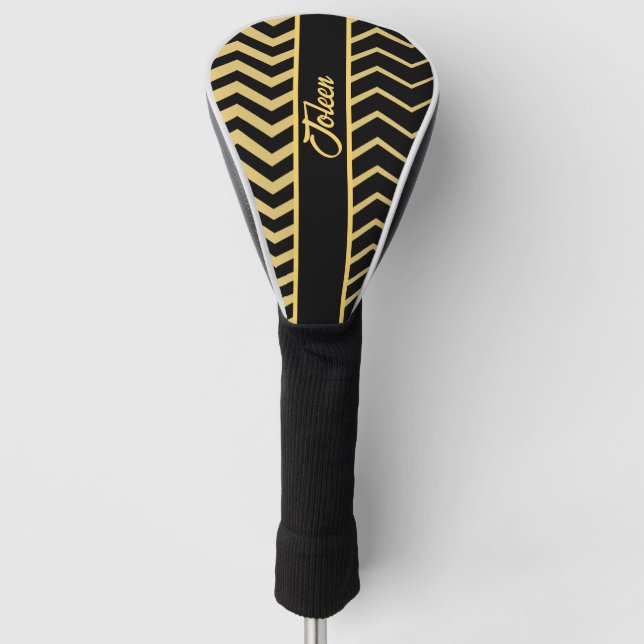 Personalised Colourful Pattern      Golf Head Cover (Front)