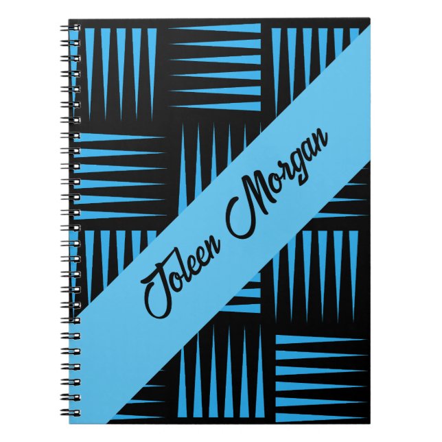 Personalised Colourful Pattern                  No Notebook (Front)