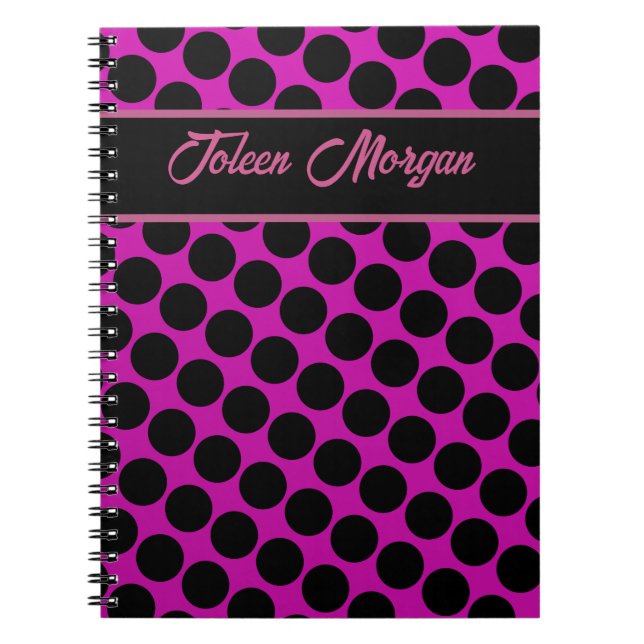 Personalised Colourful Pattern                  No Notebook (Front)