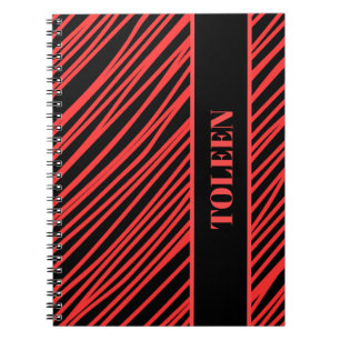 Personalised Colourful Pattern Not Notebook