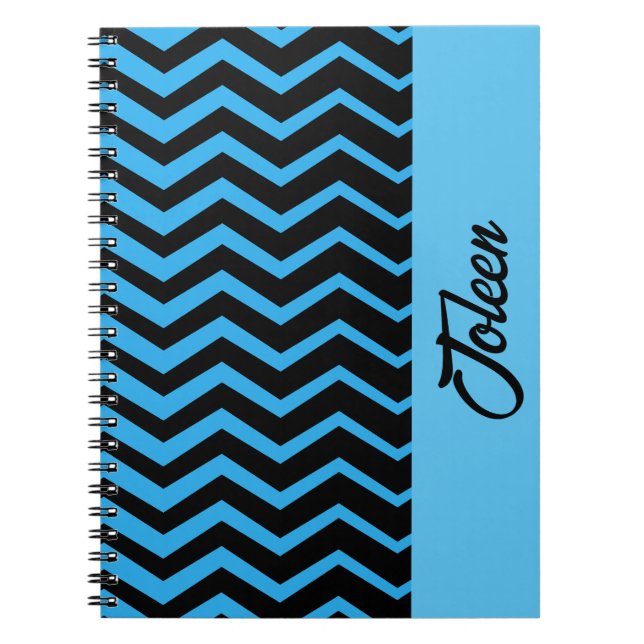 Personalised Colourful Pattern                  Notebook (Front)