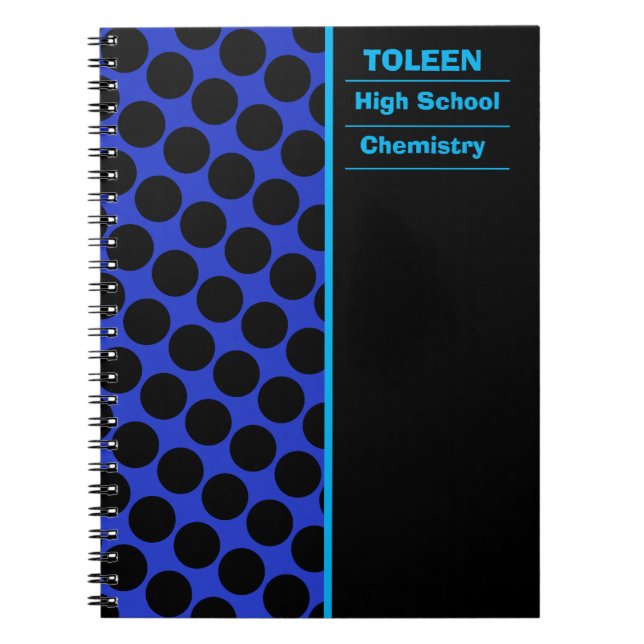 Personalised Colourful Pattern                  Notebook (Front)