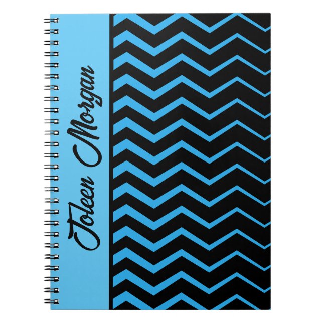 Personalised Colourful Pattern                  Notebook (Front)
