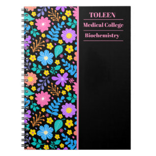 Personalised Colourful Pattern                  Notebook