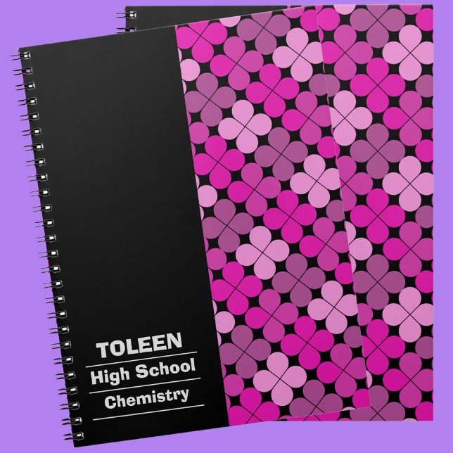 Personalised Colourful Pattern                  Notebook (Creator Uploaded)