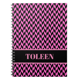 Personalised Colourful Pattern Notebook