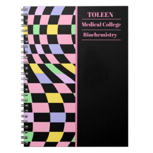 Personalised Colourful Pattern                  Notebook