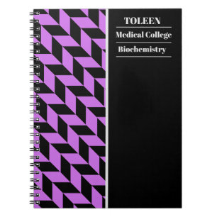 Personalised Colourful Pattern                  Notebook