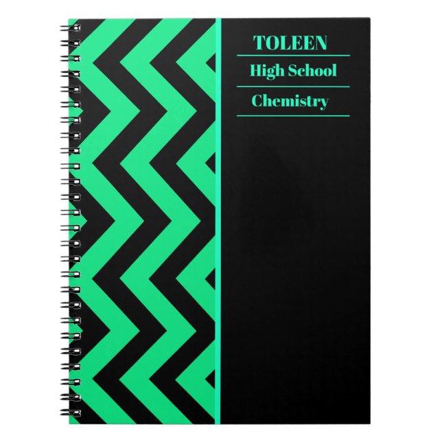 Personalised Colourful Pattern                  Notebook (Front)