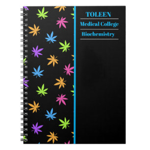Personalised Colourful Pattern Notebook