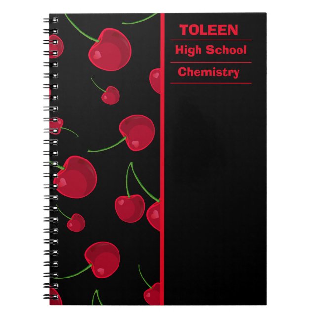 Personalised Colourful Pattern                  Notebook (Front)