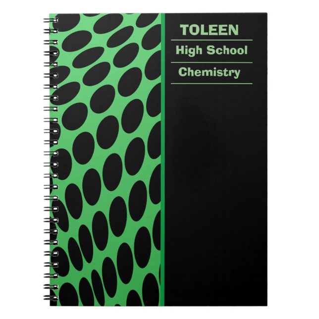 Personalised Colourful Pattern                  Notebook (Front)