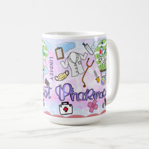 Personalised Colourful Pharmacist Coffee Mug