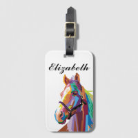 Personalised Colourful Pop Art Horse
