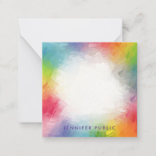 Personalised Colourful Script Monogram Template