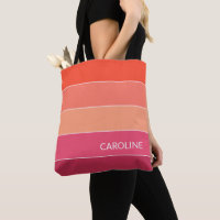 Personalised Colourful Summer Stripe Art