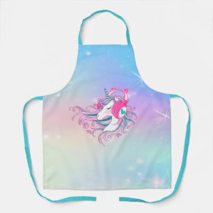 Personalised Colourful Unicorn Cute Apron