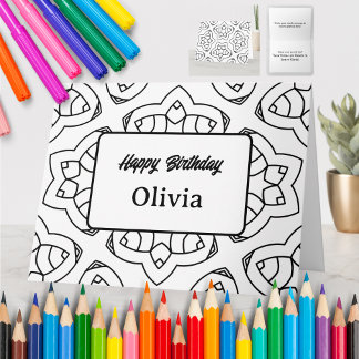 Personalised Colouring Greeting Card (15)