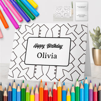 Personalised Colouring Greeting Card (23)