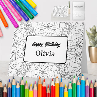 Personalised Colouring Greeting Card (47)