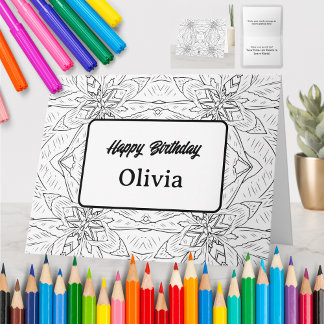 Personalised Colouring Greeting Card (52)