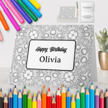 Personalised Colouring Greeting Card (61)