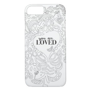 Personalised Colouring Page Inspired -You are iPhone 8/7 Case