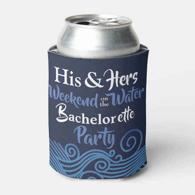Personalised Combined Bachelor/Bachelorette Can Cooler (Can Front)