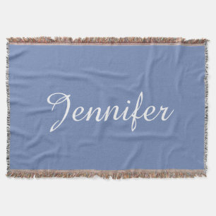 Personalised comfy throw blanket
