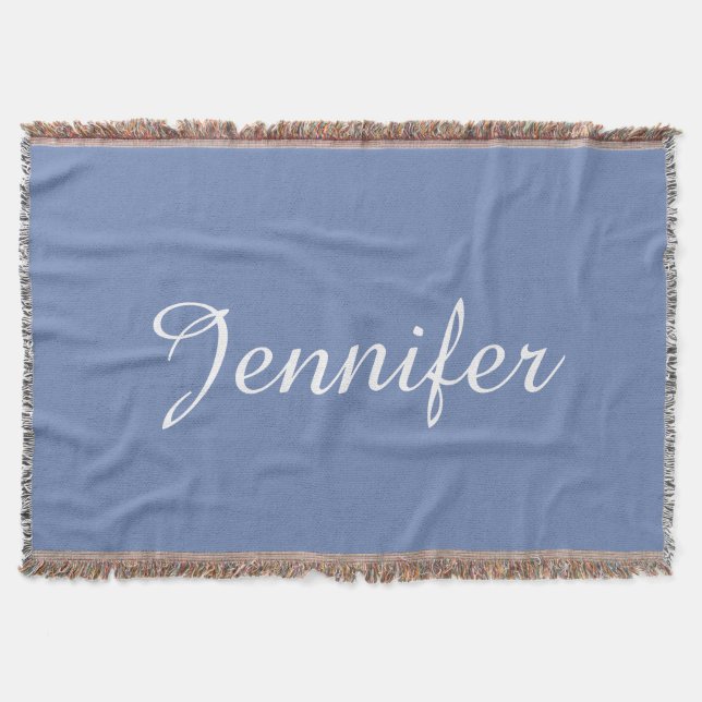 Personalised comfy throw blanket (Front)
