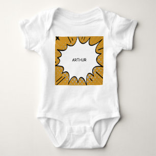 Personalised Comic Baby Bodysuit