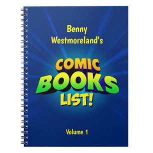 Personalised Comic Book List