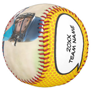 Personalised Comic Book Speech Bubble 2 Photo Softball