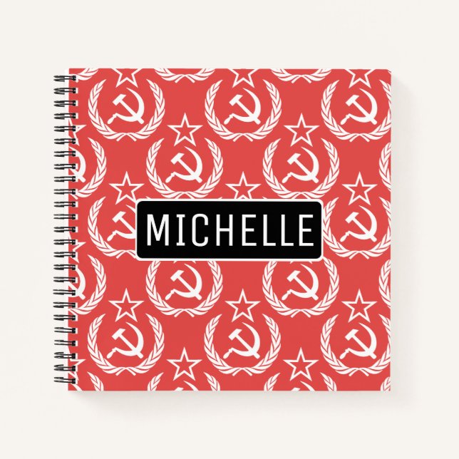 Personalised Commie Notebook (Front)