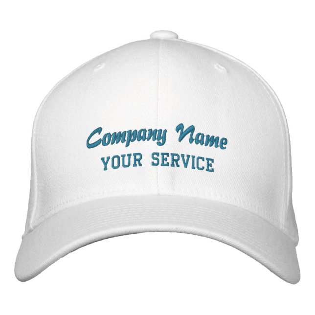 Personalised Company Basic Flexfit Wool Cap (Front)