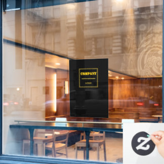 Personalised Company Black Modern Custom Business