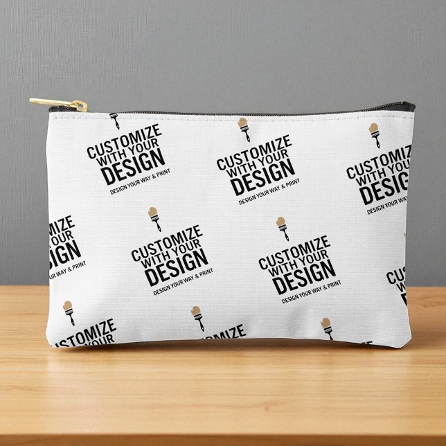 Personalised Company Branded Custom Minimalist  Accessory Pouch (Creator Uploaded)