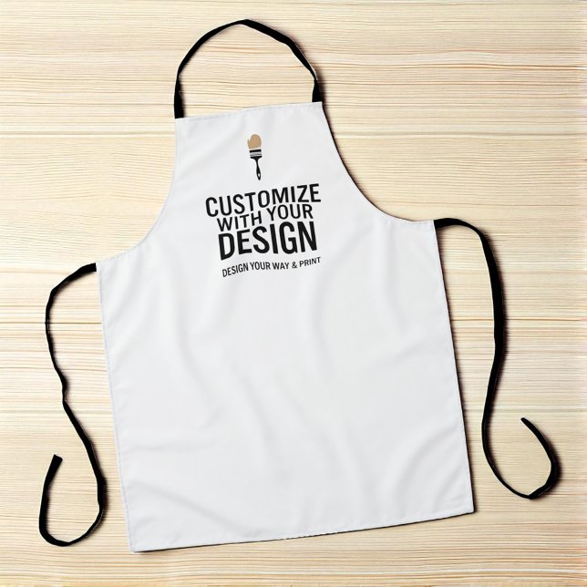Personalised Company Branded Custom Minimalist  Apron (Creator Uploaded)