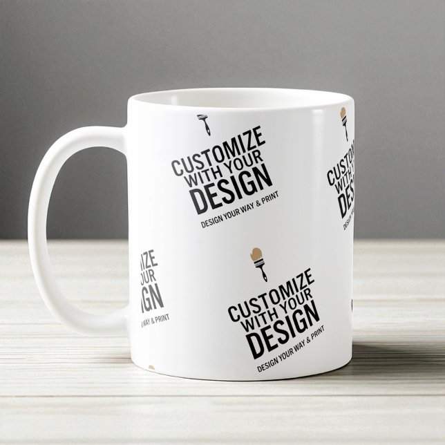 Personalised Company Branded Custom Minimalist  Coffee Mug (Creator Uploaded)