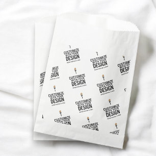 Personalised Company Branded Custom Minimalist  Favour Bag