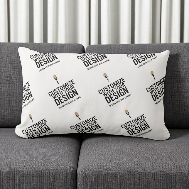 Personalised Company Branded Custom Minimalist  Lumbar Cushion (Creator Uploaded)