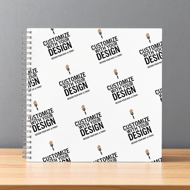 Personalised Company Branded Custom Minimalist  Notebook (Creator Uploaded)