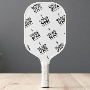 Personalised Company Branded Custom Minimalist  Pickleball Paddle