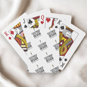 Personalised Company Branded Custom Minimalist  Playing Cards