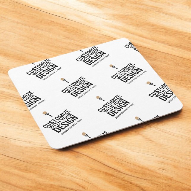 Personalised Company Branded Custom Minimalist  Square Paper Coaster (Creator Uploaded)